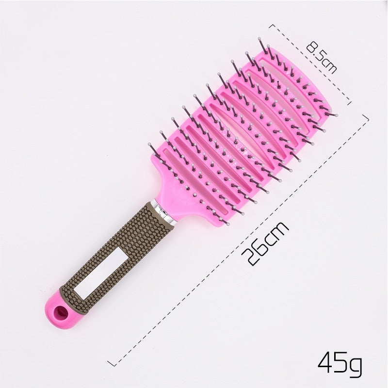 Hairbrush Anti Klit Brushy Haarborstel Women Detangler Hair Brush Bristle Nylon Scalp Massage  Teaser Hair Brush Comb - Balochistan LLC 