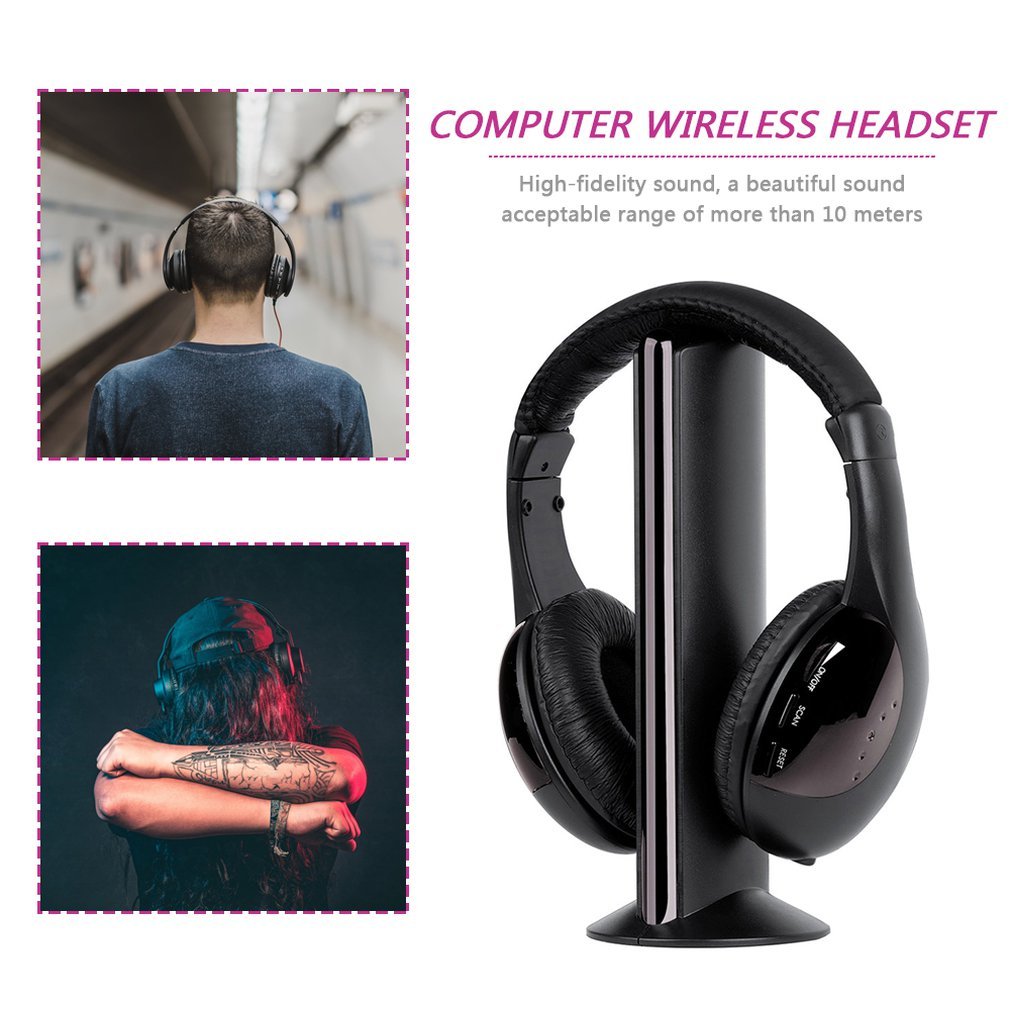 Multi-occasion Wireless Headset - Balochistan LLC  Iterface diameter: 3.5mm Wear type: over the head Size: about 220*200*90mm Package Included: 1 x Wireless Headset