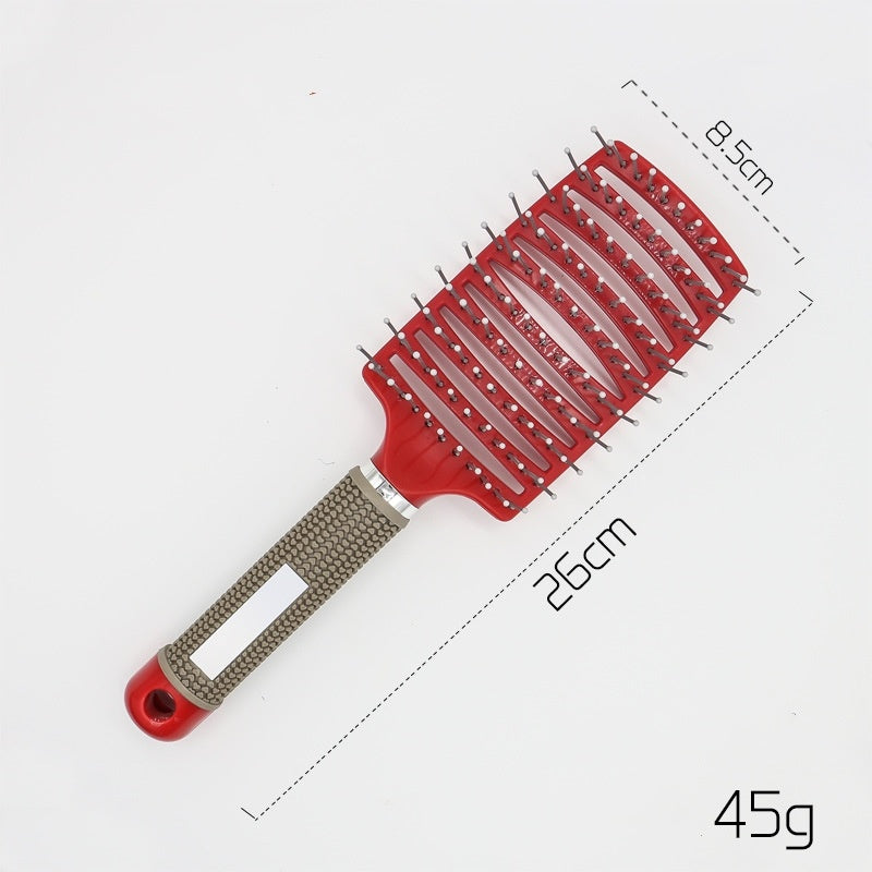 Hairbrush Anti Klit Brushy Haarborstel Women Detangler Hair Brush Bristle Nylon Scalp Massage  Teaser Hair Brush Comb - Balochistan LLC 