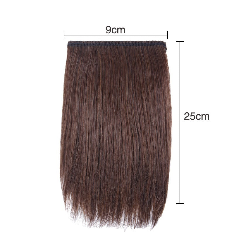 Pads Wigs Women Pads Back Of  Head The Real Hair - Balochistan LLC  Produce information Applicable people: Ladies Can it be dyed and ironed: It can be dyed Hair material: real hair Hair piece type: roll Hair length: 10cm, 15cm, 25cm Packing list Wig piece*1