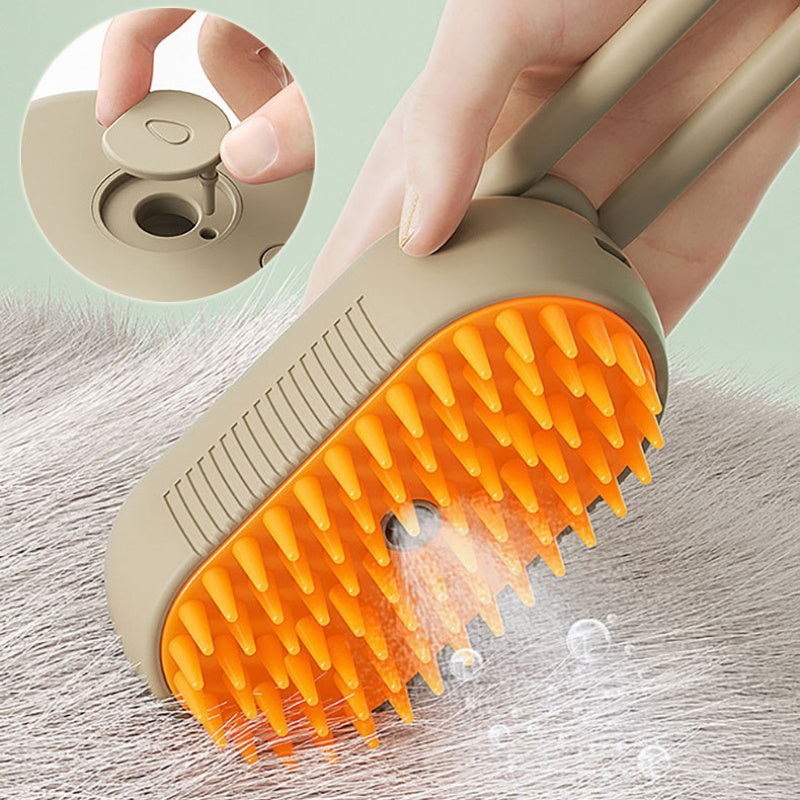 Cat Steam Brush Steamy Dog Brush 3 In 1 Electric Spray Cat Hair Brushes For Massage Pet Grooming Comb Hair Removal Combs Pet Products - Balochistan LLC 