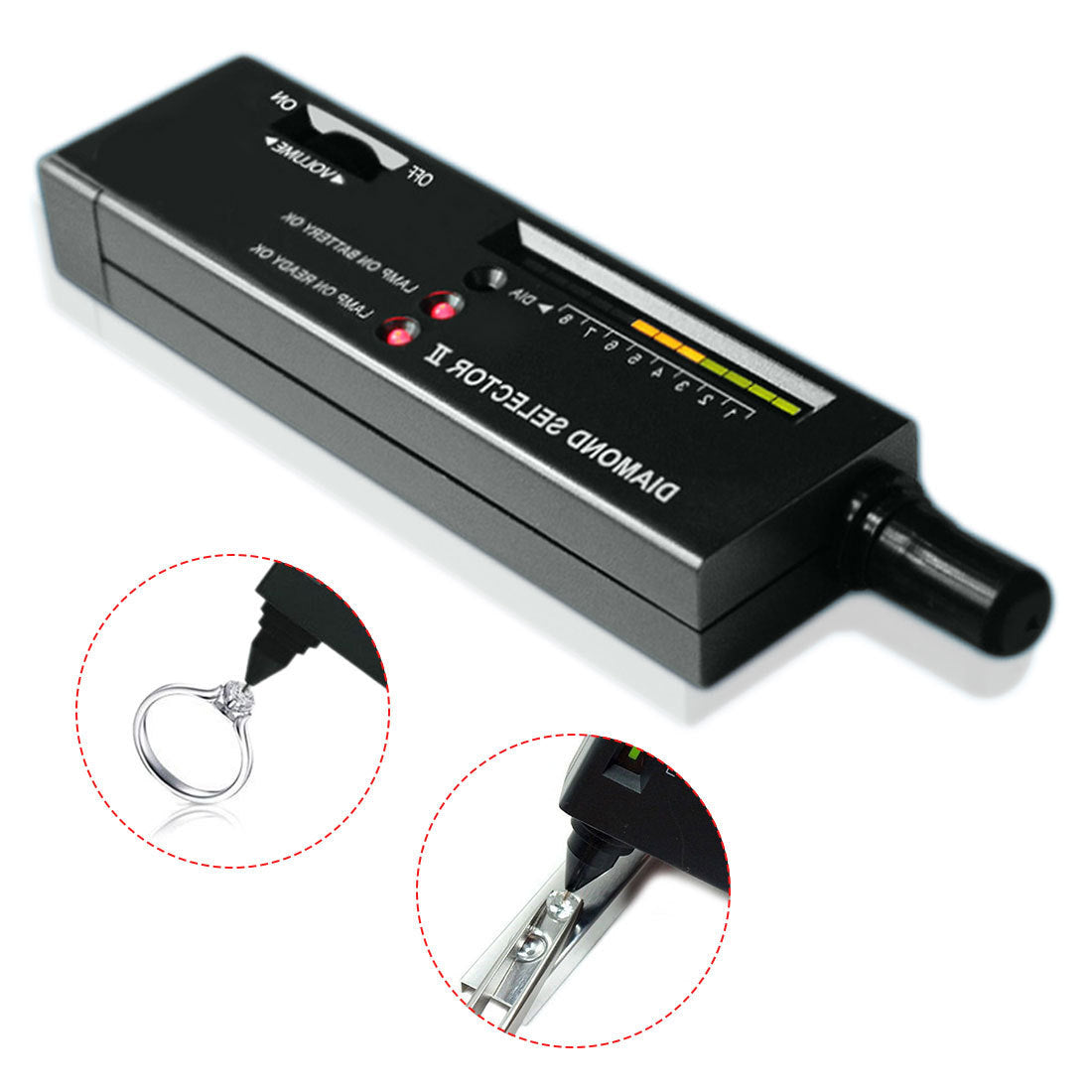 Digital precision diamond tester