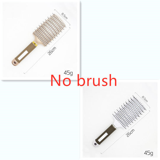 Hairbrush Anti Klit Brushy Haarborstel Women Detangler Hair Brush Bristle Nylon Scalp Massage  Teaser Hair Brush Comb - Balochistan LLC 