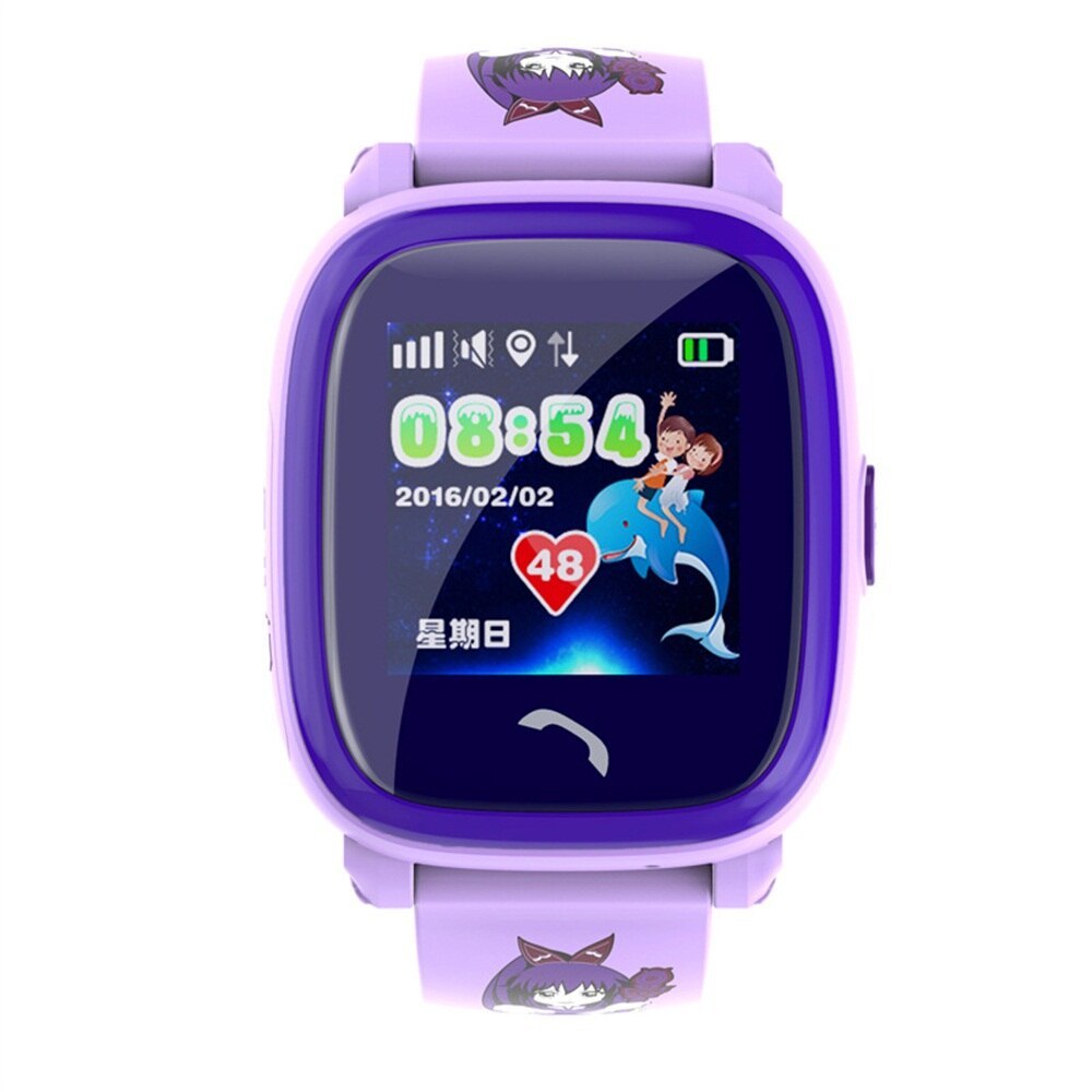 DF25 Children Waterproof Smart Watches Touch Screen Call for Rescue Remote Monitoring and Location Children's Telephone Watches - Balochistan LLC  Material: Silicone Tape Touch screen: Yes Battery capacity: 420 Mah Screen size: 1.22 inches Appearance size: 33*50*10mm Fuselage memory: 32M Camera: No Camera Wearing style: Wristband Colour: Blue, Purple