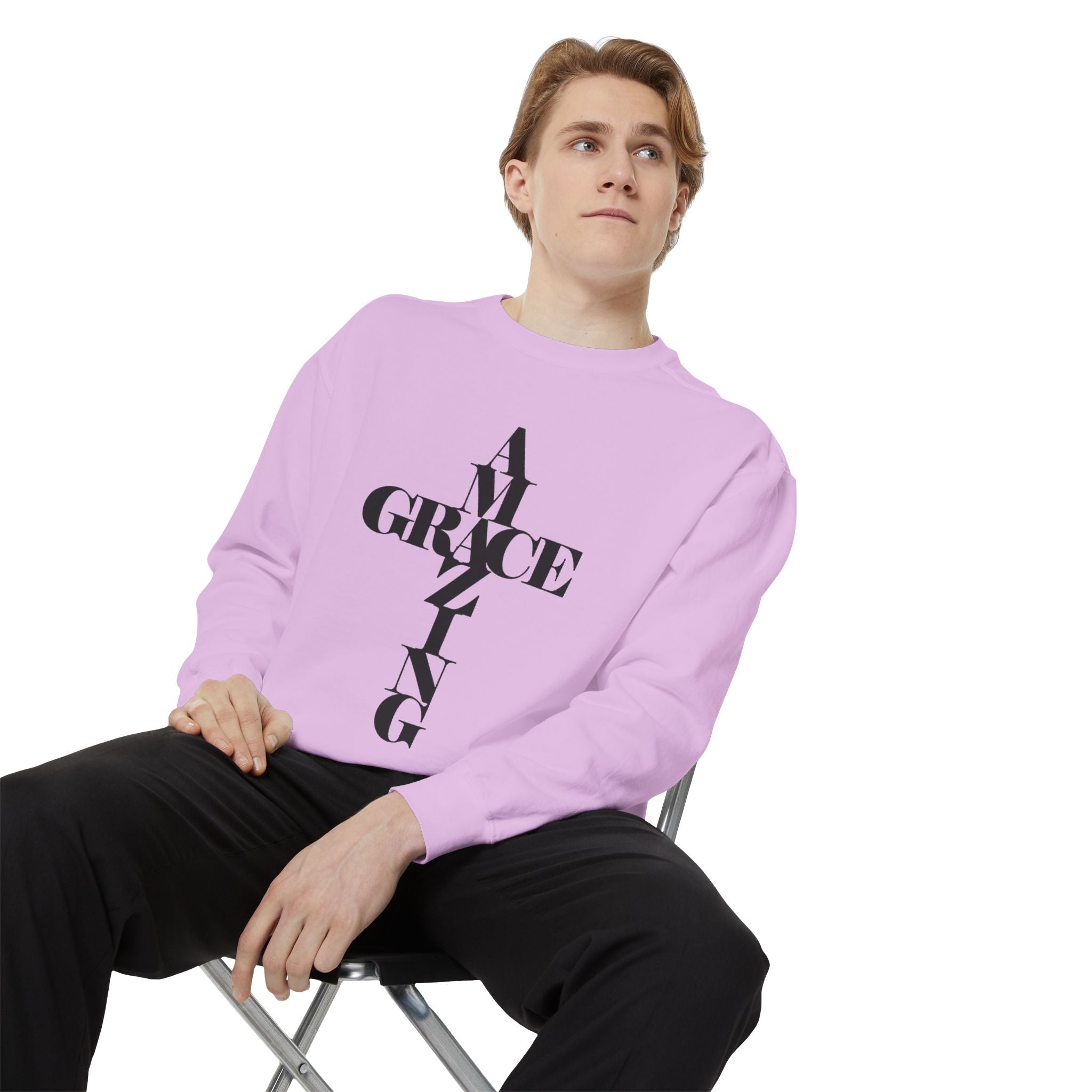 Kleidungsstückgefärbtes Sweatshirt, neues Design eingetroffen