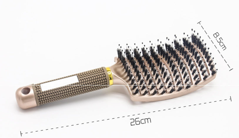 Hairbrush Anti Klit Brushy Haarborstel Women Detangler Hair Brush Bristle Nylon Scalp Massage  Teaser Hair Brush Comb - Balochistan LLC 