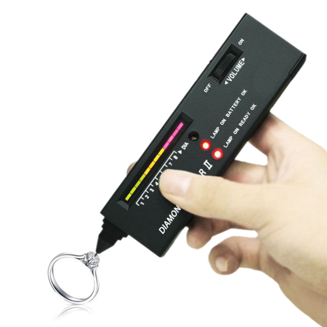 Digital precision diamond tester