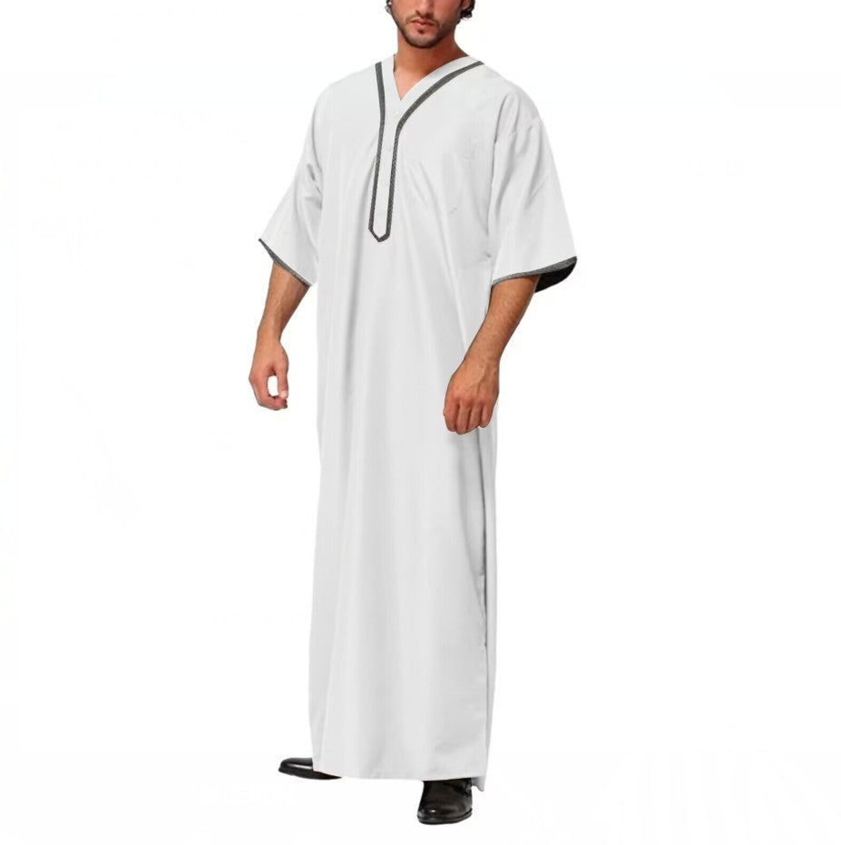 Muslim Middle East Arab Dubai Men's Loose Robe