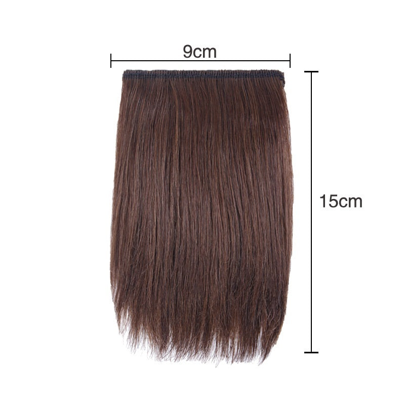 Pads Wigs Women Pads Back Of  Head The Real Hair - Balochistan LLC  Produce information Applicable people: Ladies Can it be dyed and ironed: It can be dyed Hair material: real hair Hair piece type: roll Hair length: 10cm, 15cm, 25cm Packing list Wig piece*1