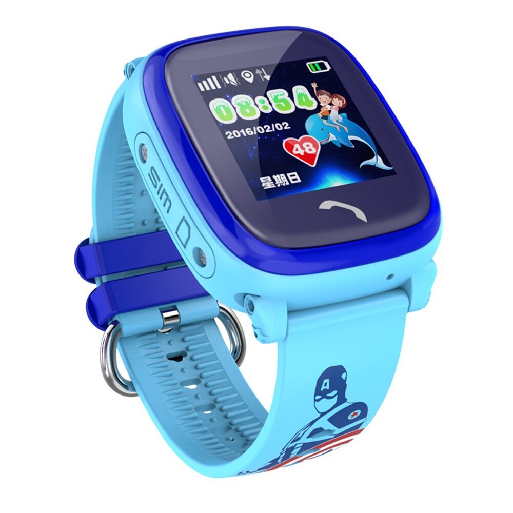 DF25 Children Waterproof Smart Watches Touch Screen Call for Rescue Remote Monitoring and Location Children's Telephone Watches - Balochistan LLC  Material: Silicone Tape Touch screen: Yes Battery capacity: 420 Mah Screen size: 1.22 inches Appearance size: 33*50*10mm Fuselage memory: 32M Camera: No Camera Wearing style: Wristband Colour: Blue, Purple