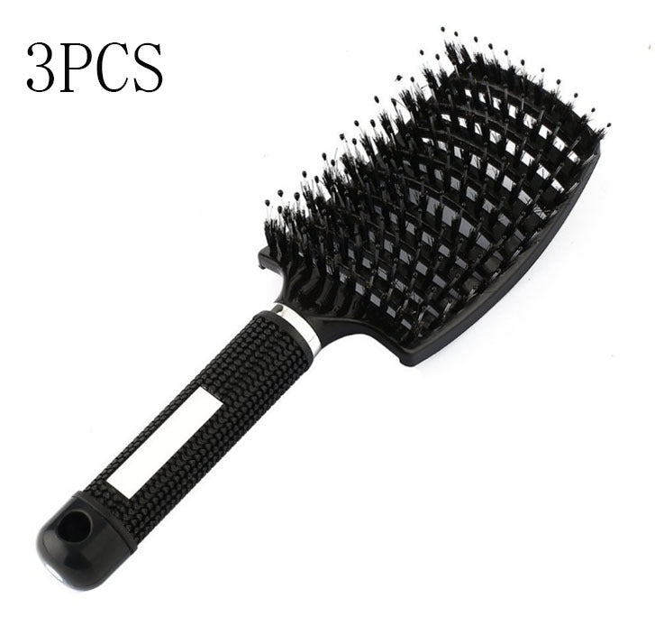 Hairbrush Anti Klit Brushy Haarborstel Women Detangler Hair Brush Bristle Nylon Scalp Massage  Teaser Hair Brush Comb - Balochistan LLC 