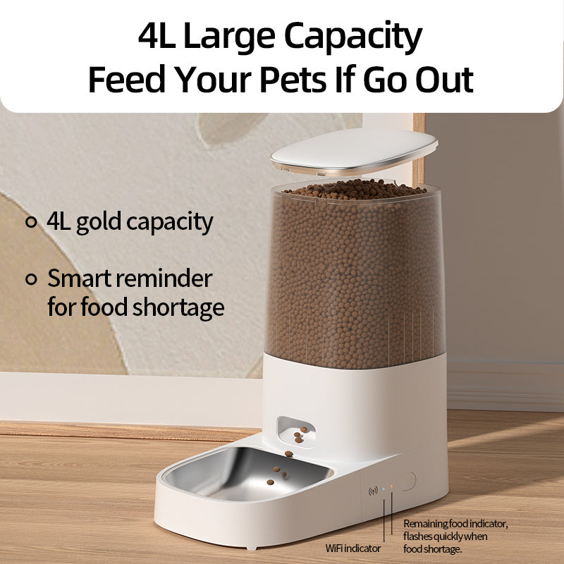 4L Automatic Pet Feeder Cat Food Dispenser Accessorie - Balochistan LLC 