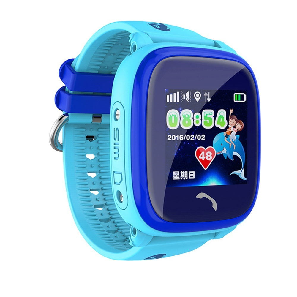 DF25 Children Waterproof Smart Watches Touch Screen Call for Rescue Remote Monitoring and Location Children's Telephone Watches - Balochistan LLC  Material: Silicone Tape Touch screen: Yes Battery capacity: 420 Mah Screen size: 1.22 inches Appearance size: 33*50*10mm Fuselage memory: 32M Camera: No Camera Wearing style: Wristband Colour: Blue, Purple