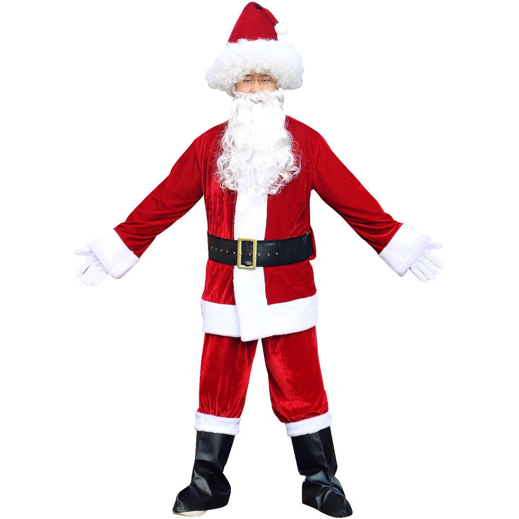 Santa Claus Costume Dress Up COS Performing Costumes