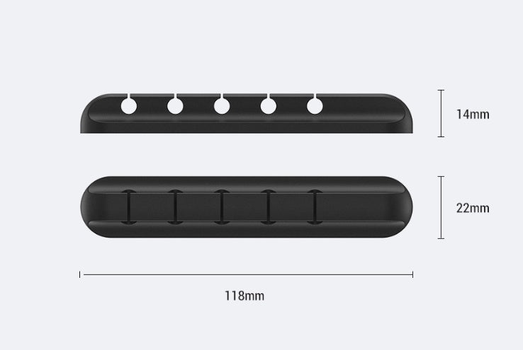 Silicone storage cable management cable clamp - Balochistan LLC  Product name: Desktop Cable Manager Function: Organize wires Colour: Black Material: Organic silicone