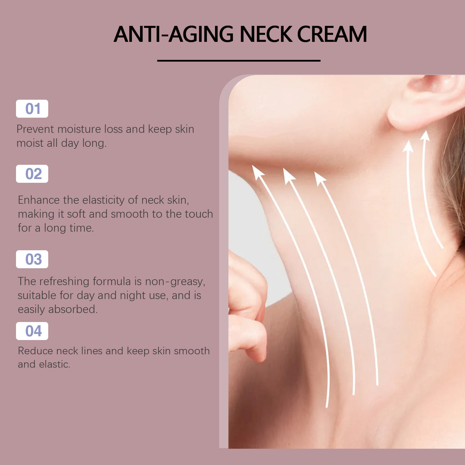 Mild Moisturizing, Nourishing And Hydrating Fade Neck Fine Lines Repair Firming Skin Neck Cream