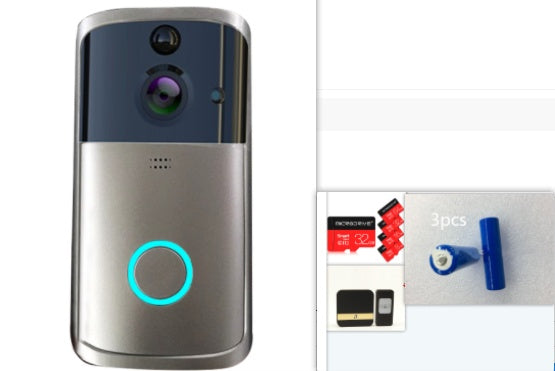 WiFi Video Doorbell Camera - Balochistan LLC  Size: 7.5cm * 3.3cm * 14.4cm Storage medium: 32GB TF card Material: PCB Specifications: Easy to install, no wiring required Watch remotely anytime, anywhere Mobile normal alarm, APP real-time reminder APP remote conversation Two-way voice intercom Million HD Infrared night vision Remote capture