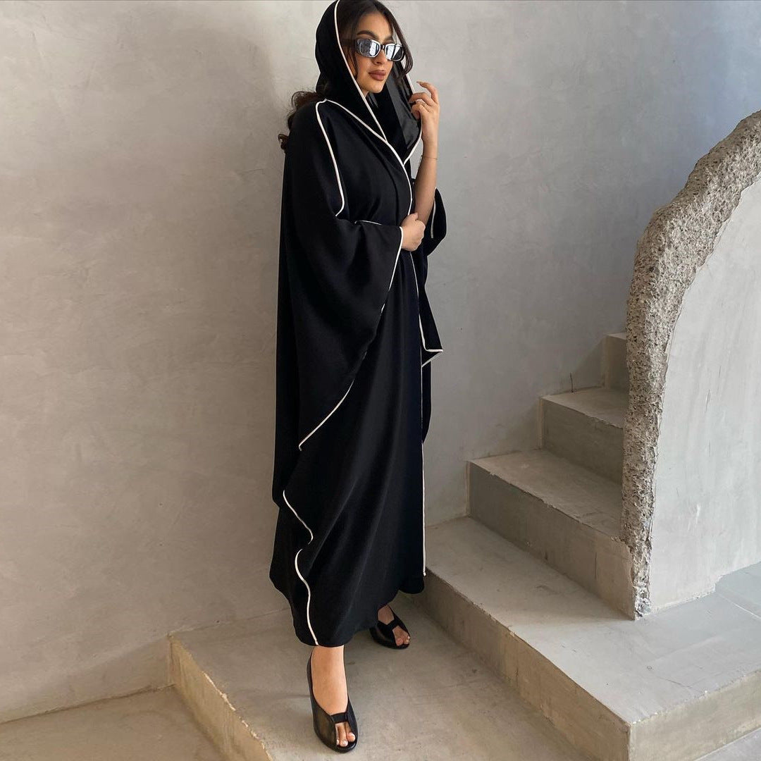 Middle East Muslim Robe Fashion Stripes