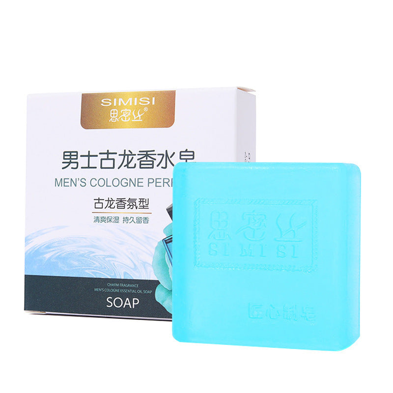 Men's Oil Control Anti-mite Cologne Perfume Bath Soap