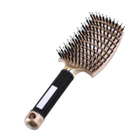 Hairbrush Anti Klit Brushy Haarborstel Women Detangler Hair Brush Bristle Nylon Scalp Massage  Teaser Hair Brush Comb - Balochistan LLC 