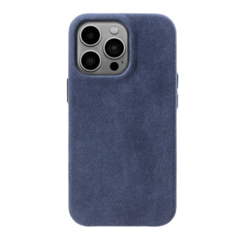 Handmate Case Suede Phone Case - Balochistan LLC  Specification: Surface: Alcantara fabric Middle: PC Interior: Alcantara fabric Button: Gold Note: Compatible with Apple, not Apple products Package Content: 1 x phone case