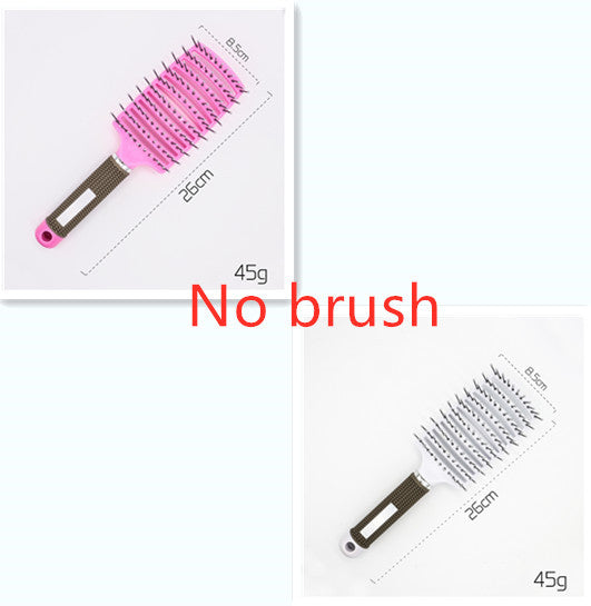 Hairbrush Anti Klit Brushy Haarborstel Women Detangler Hair Brush Bristle Nylon Scalp Massage  Teaser Hair Brush Comb - Balochistan LLC 