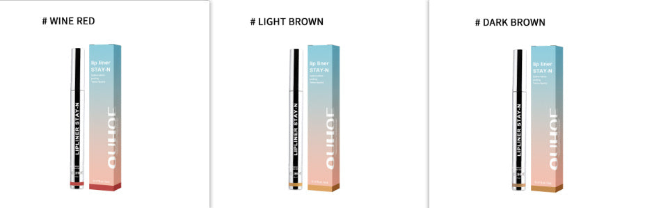 Lip Liner Pen Dark Brown Waterproof Long Lasting Plump Soft Lip Gloss Makeup Cosmetics - Balochistan LLC 