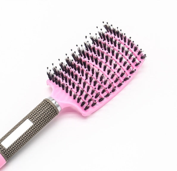 Hairbrush Anti Klit Brushy Haarborstel Women Detangler Hair Brush Bristle Nylon Scalp Massage  Teaser Hair Brush Comb - Balochistan LLC 