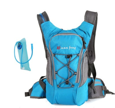 Sports outdoor bag bicycle riding water bag backpack Mountain hiking travel hiking shoulder bag bag - Balochistan LLC  Sports bag type: outdoor bag Applicable gender: neutral / male and female Material: Polyester Hardness: medium pattern: plain Capacity: 10L (can hold 2-5L water bag) Size: 11*24*45cm