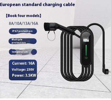 Simple And Creative Bluetooth Connection Charging Station - Balochistan LLC  Product information: Applicable object: New energy vehicle Specification: APP model [Wifi connection/Bluetooth connection]] Import or not: no Packing list: Charging gun *1pcs Product Image: