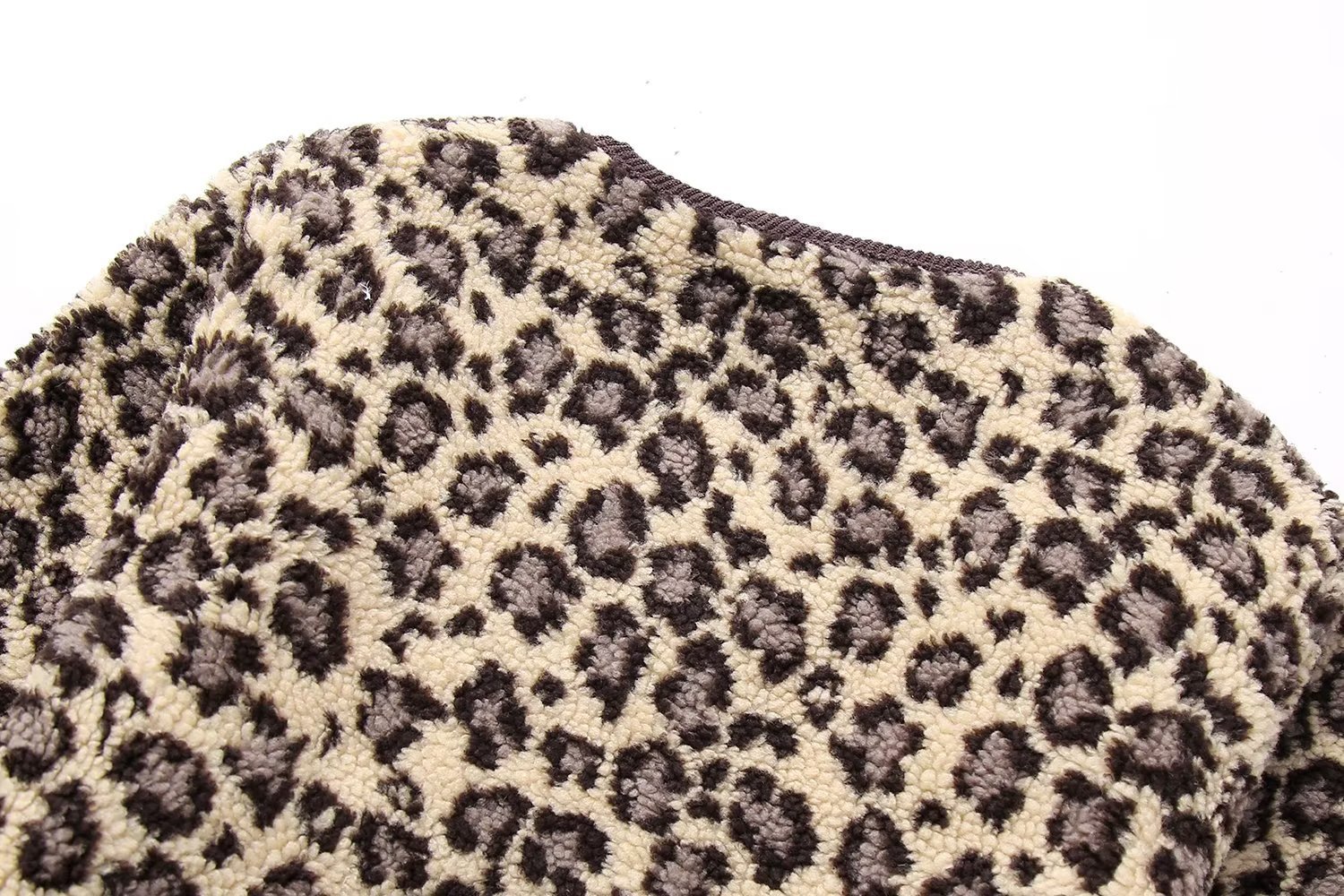 Women's Winter Leopard Print Casual Loose Jacket - Balochistan LLC 