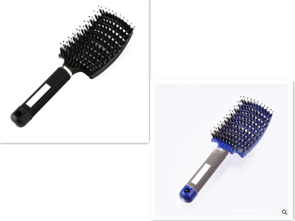 Hairbrush Anti Klit Brushy Haarborstel Women Detangler Hair Brush Bristle Nylon Scalp Massage  Teaser Hair Brush Comb - Balochistan LLC 