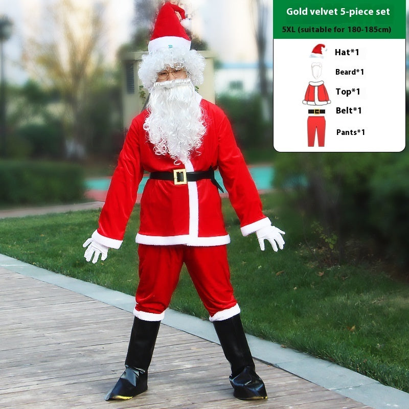 Santa Claus Costume Dress Up COS Performing Costumes