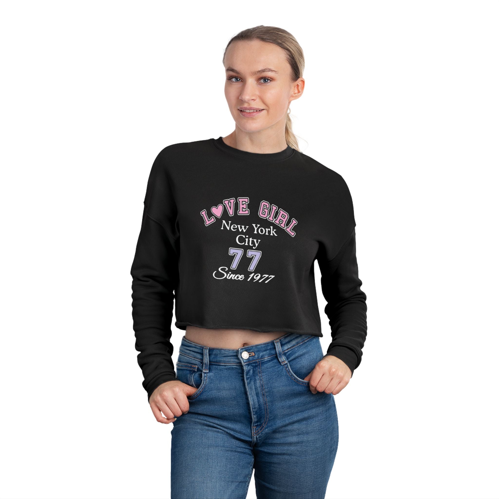 Sexy Women's Cropped Sweatshirt