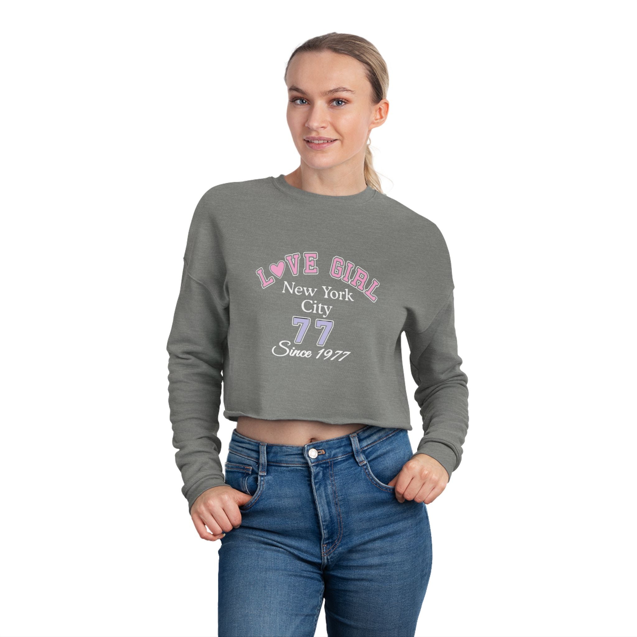 Sexy Women's Cropped Sweatshirt