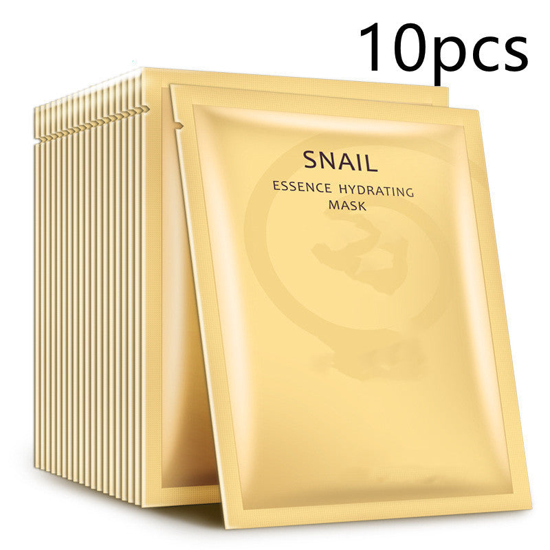 Snail Moisturizing Whitening Mask Cosmetics - Balochistan LLC  Product information: Net content: 25g (g/ml) Color classification: gold Ingredients: Snow lotus Product category: Tear type Efficacy: Whitening Package: Mask X1