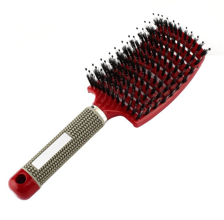 Hairbrush Anti Klit Brushy Haarborstel Women Detangler Hair Brush Bristle Nylon Scalp Massage  Teaser Hair Brush Comb - Balochistan LLC 