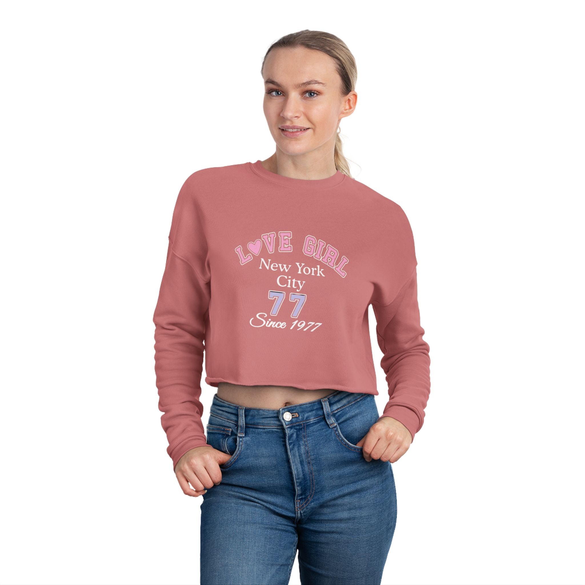 Sexy Women's Cropped Sweatshirt