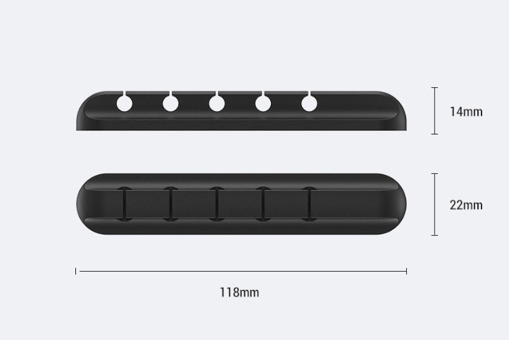 Silicone storage cable management cable clamp - Balochistan LLC  Product name: Desktop Cable Manager Function: Organize wires Colour: Black Material: Organic silicone