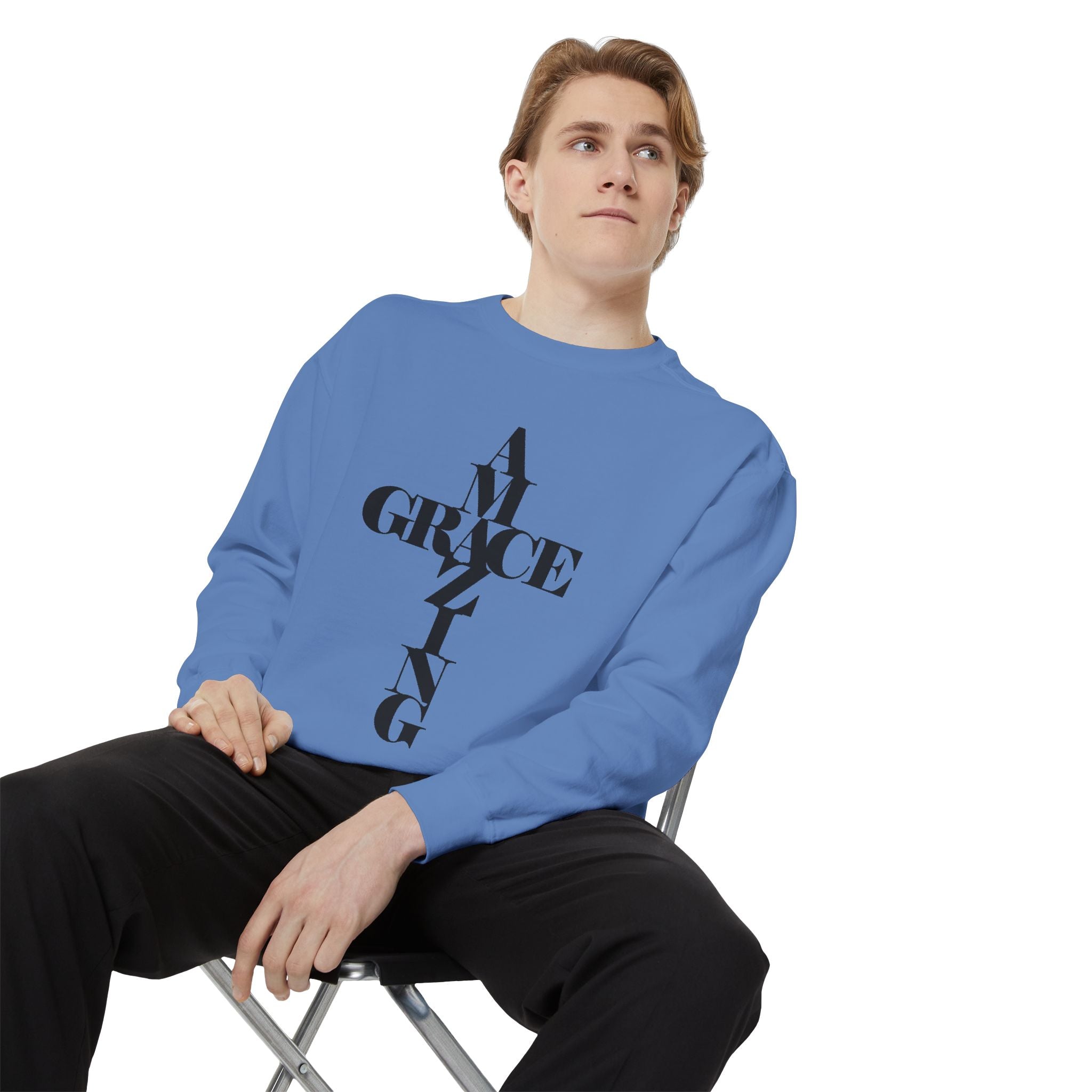 Kleidungsstückgefärbtes Sweatshirt, neues Design eingetroffen