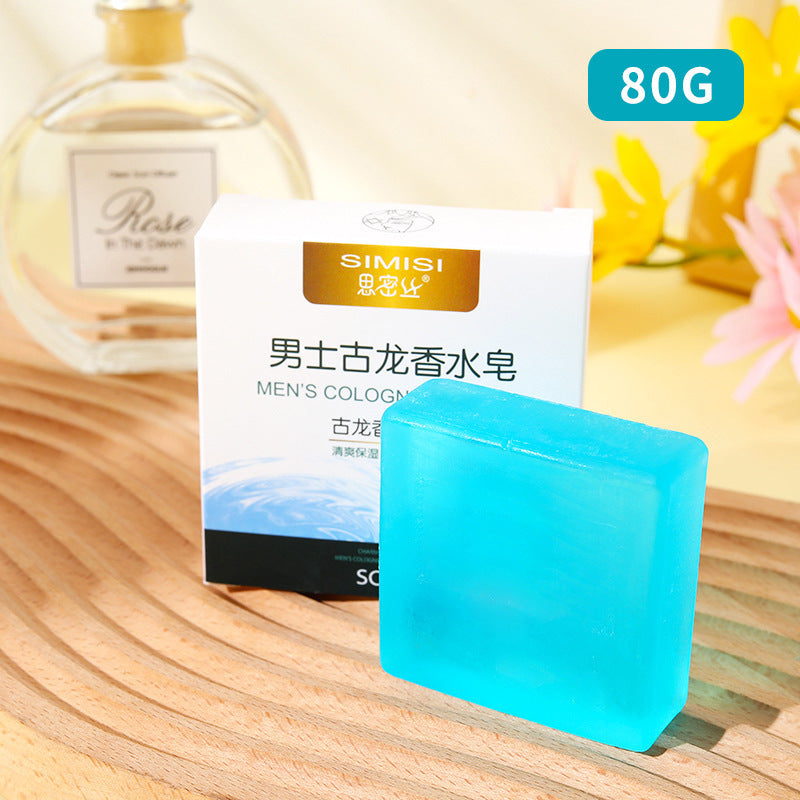 Men's Oil Control Anti-mite Cologne Perfume Bath Soap