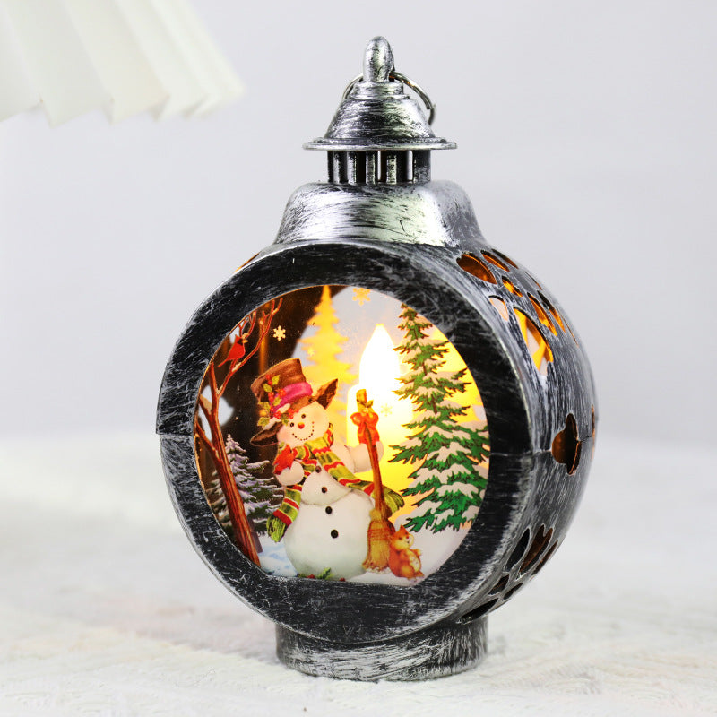 Christmas Decoration Small Night Lamp Desktop Decoration - Balochistan LLC  Product information: Material: Plastic Specifications: bronze old man, retro Silver snowman, white snowman Style: Christmas Size: Packing list: Night Lamp*1 Product Image: