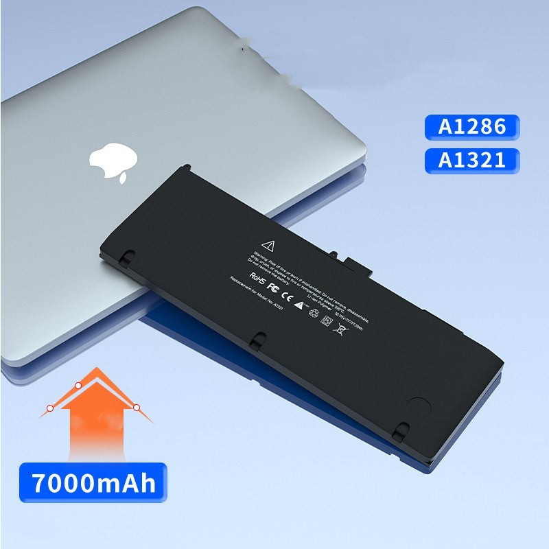 Laptop Battery MacBook ProMB985A1382 A1321 A1286 Computer - Balochistan LLC  Product information: Model number: A1286-A1382 Battery capacity: 5001MAh or more Applicable brand: Apple/ Apple Color category: Apple Pro-A1286【 Mid-2010 -2012 】A1382 battery Apple Pro-A1286【2009 - early 2010 】A1321 battery Battery capacity: 7200mAh Packing list: 1* laptop battery Product Image: