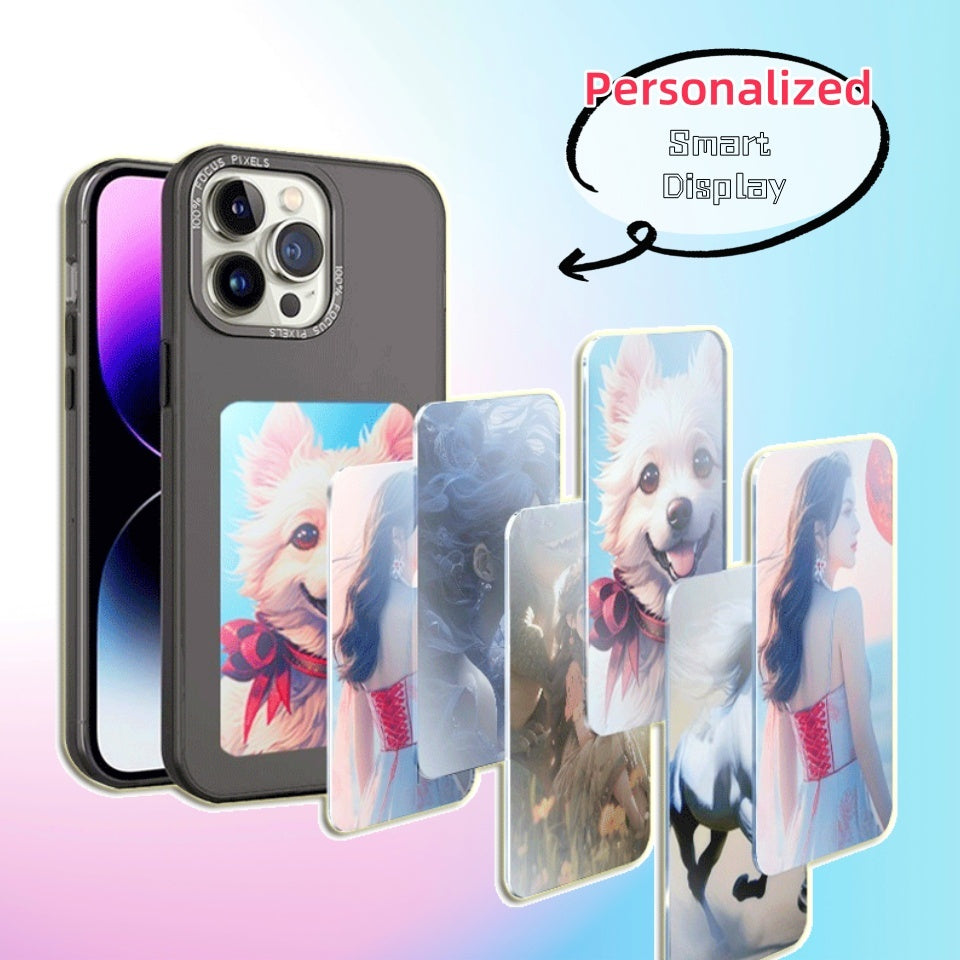 E-ink Screen Phone Case Unlimited Screen Projection Personalized Phone Cover Battery Free New Designer Luxury Phone Case - Balochistan LLC 