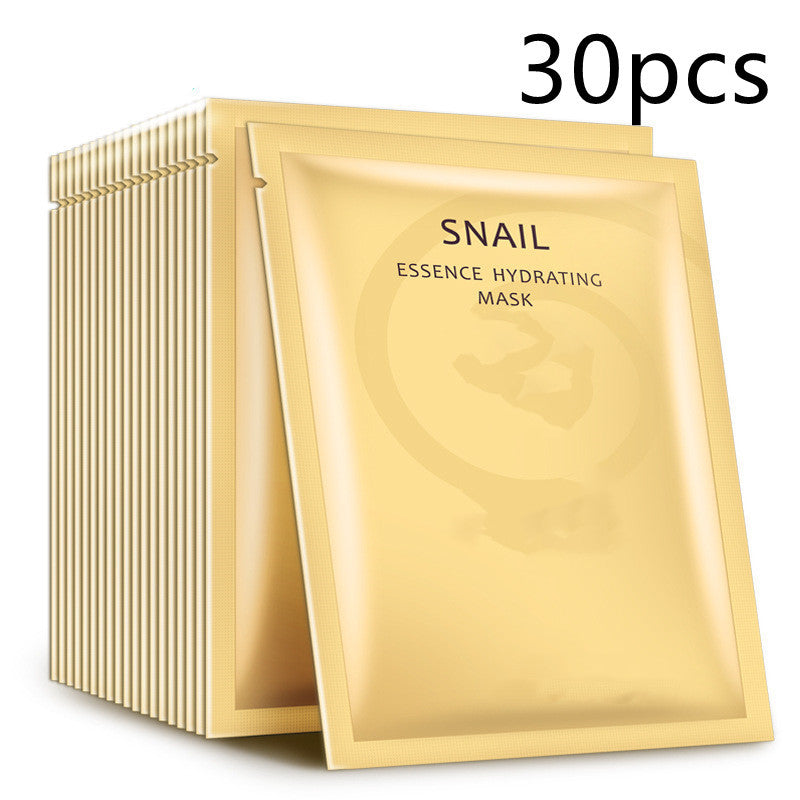 Snail Moisturizing Whitening Mask Cosmetics - Balochistan LLC  Product information: Net content: 25g (g/ml) Color classification: gold Ingredients: Snow lotus Product category: Tear type Efficacy: Whitening Package: Mask X1