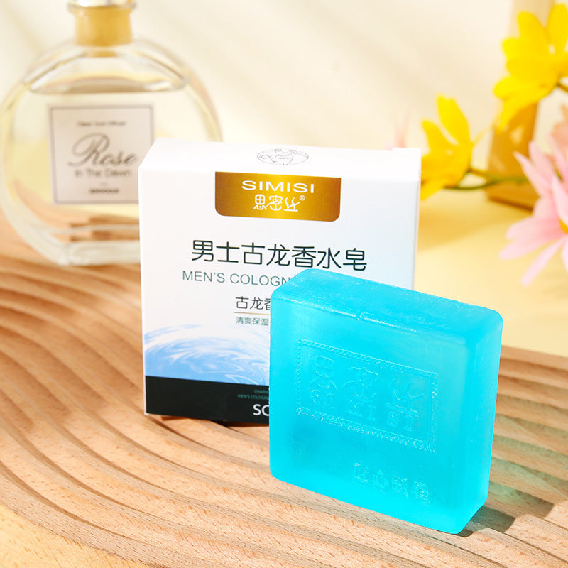 Men's Oil Control Anti-mite Cologne Perfume Bath Soap