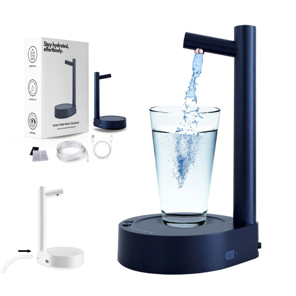 Desk Dispenser Electric Water Gallon Automatic Water Bottle Dispenser Rechargeable Water Dispenser - Balochistan LLC 