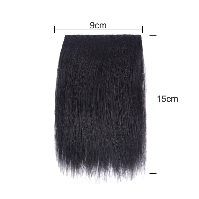 Pads Wigs Women Pads Back Of  Head The Real Hair - Balochistan LLC  Produce information Applicable people: Ladies Can it be dyed and ironed: It can be dyed Hair material: real hair Hair piece type: roll Hair length: 10cm, 15cm, 25cm Packing list Wig piece*1