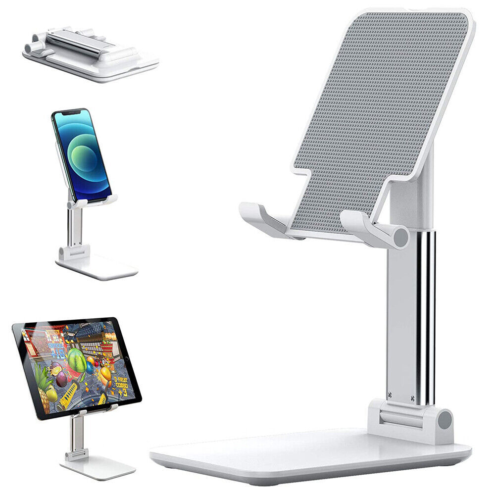 Cell Phone Stand Desktop Holder Tablet Stand Mount Mobile Phone Desktop Tablet Holder Table Cell Foldable Extend Support Desk Mobile Phone Holder Stand - Balochistan LLC 