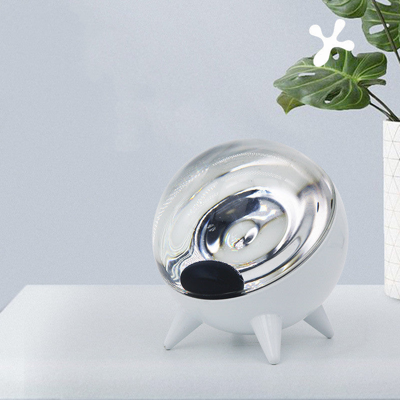 Creative Ball Magnetic Fluid Vibration Pickup - Balochistan LLC  Product information: Power type: USB type-c Color: white, gray Frequency range: 60Hz-15KHz Additional features: Lighting Applicable scenarios: Desktop, home, karaoke, live broadcast Size: 98*98 * 106mm Packing list: Pickup + Charger + Charging Cable + Instruction Manual X1 Product Image: